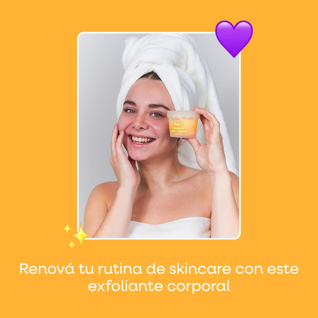Exfoliante Corporal 2en1 Mely Orange