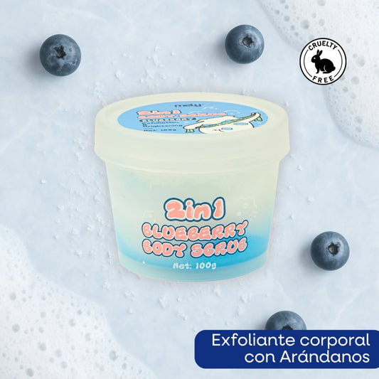 Exfoliante Corporal 2en1 Mely Blueberry