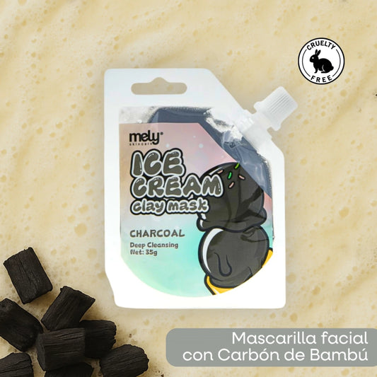 MASCARILLA ICE CREAM DE CARBON BAMBU MELY
