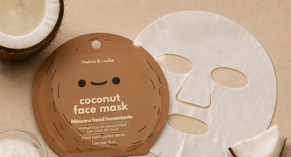 Mascarillas De Tela Humectante De Coco
