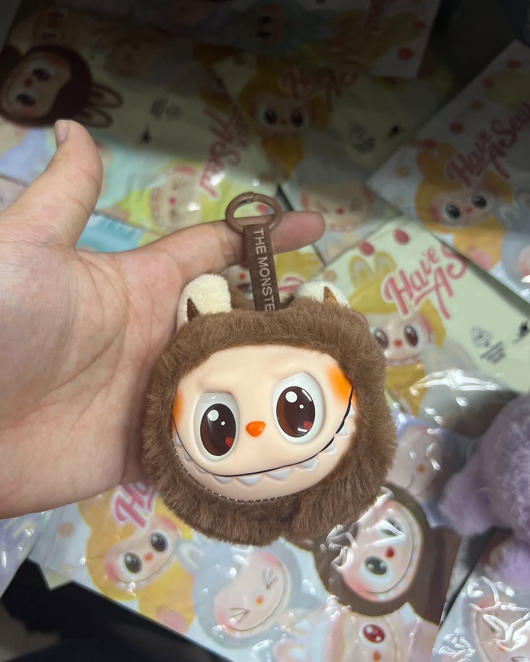 Llavero Cabeza Labubu Sorpresa Kawaii