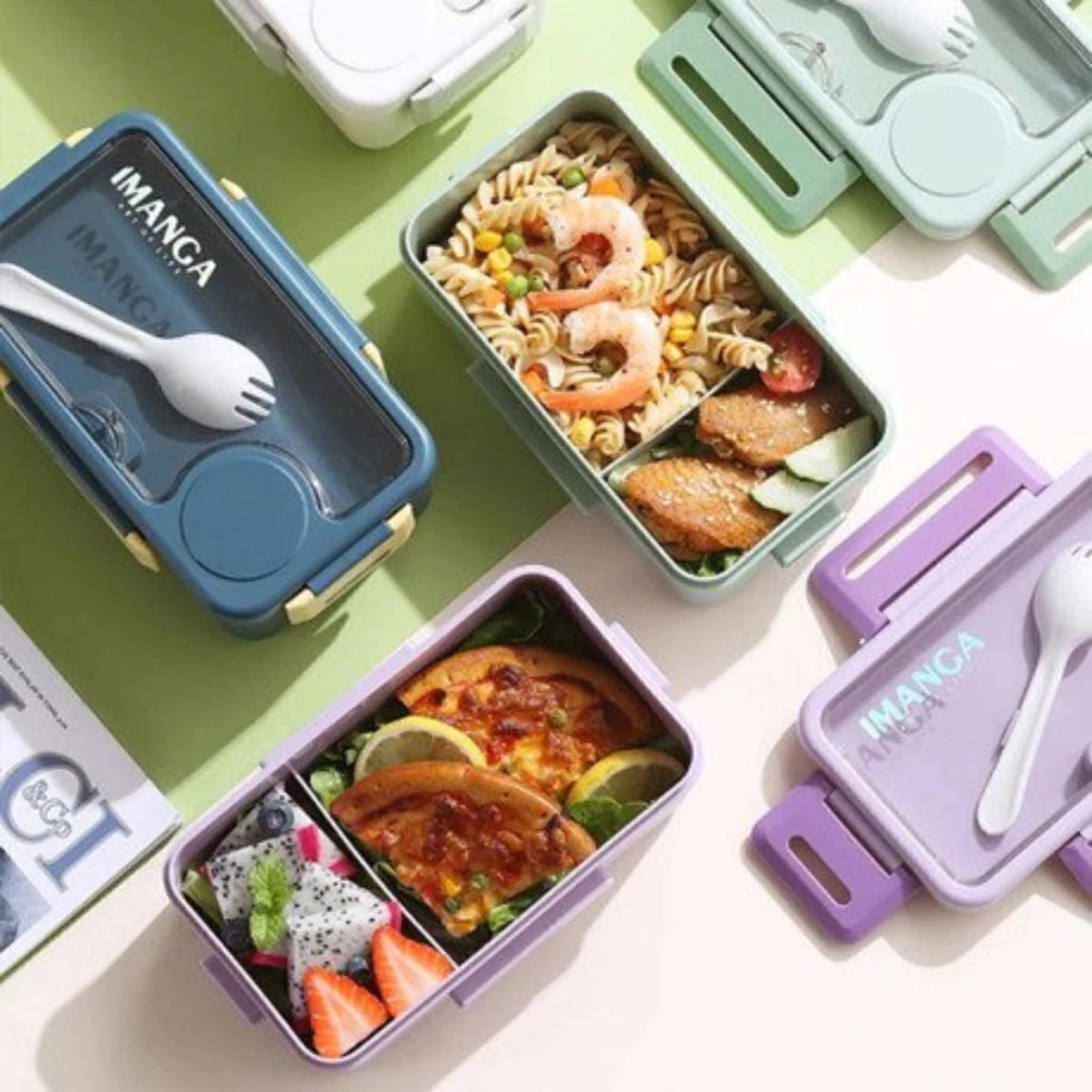 Tupper Rectangular IMANGA con Cuchara