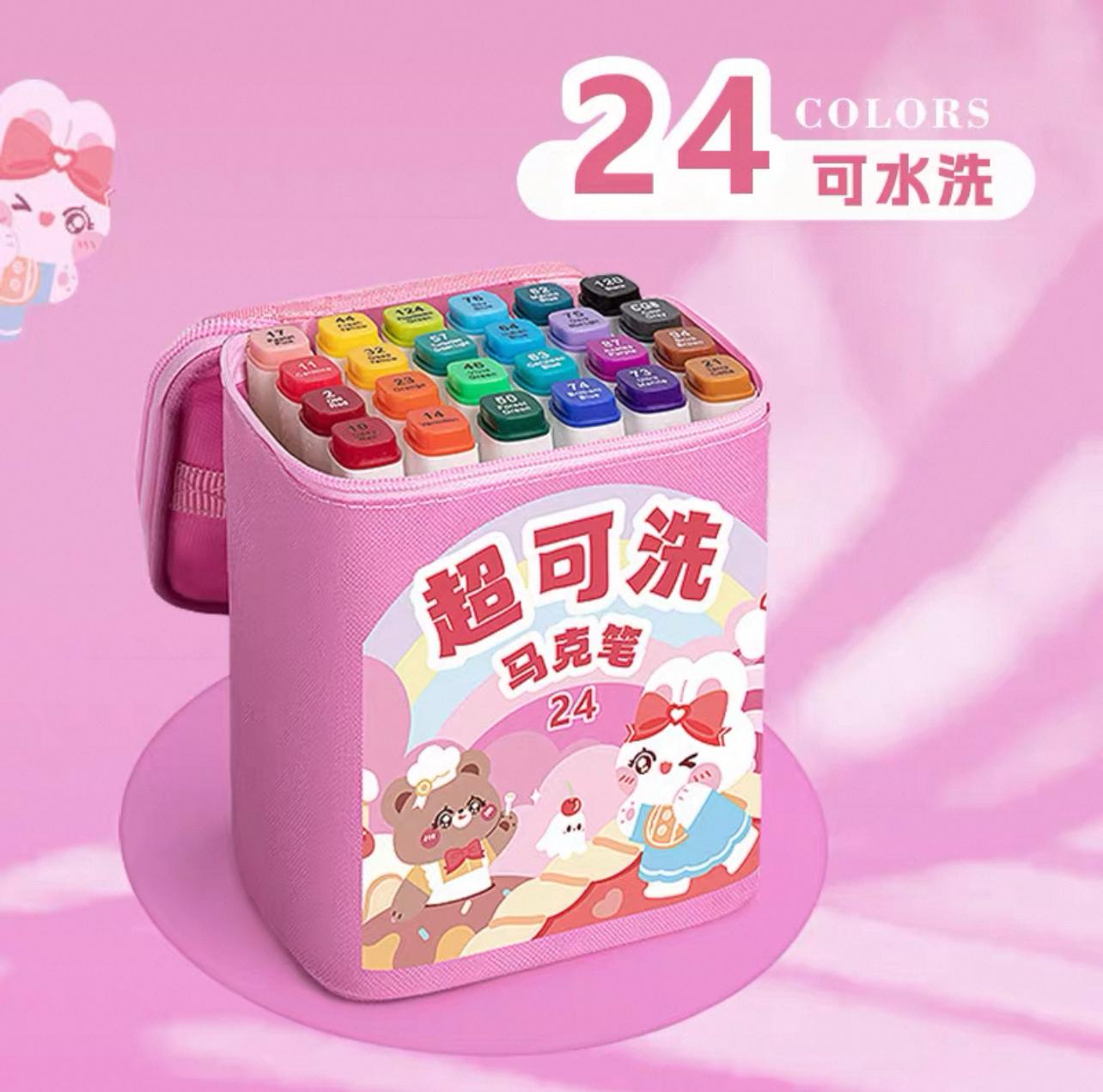 MARCADOR x24PCS LAVABLE