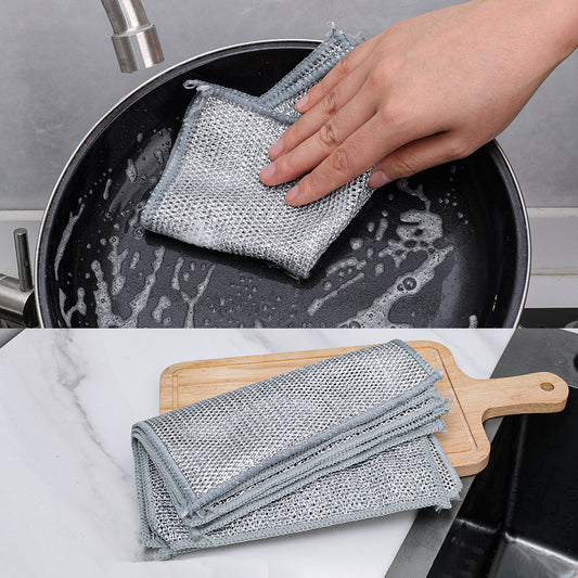 paño de cocina de alambre Doble capa