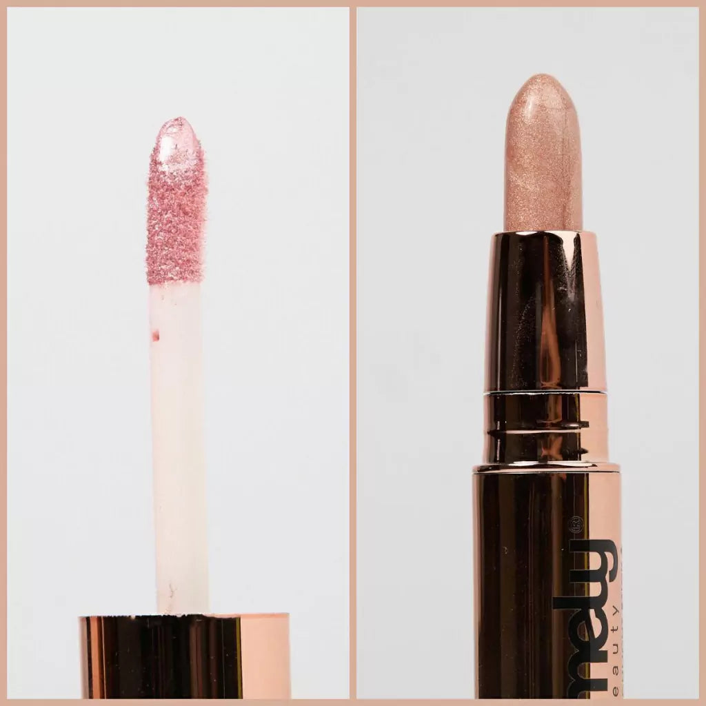 ILUMINADOR LIQUIDOS/STICK 2 EN 1 GLOW MELY