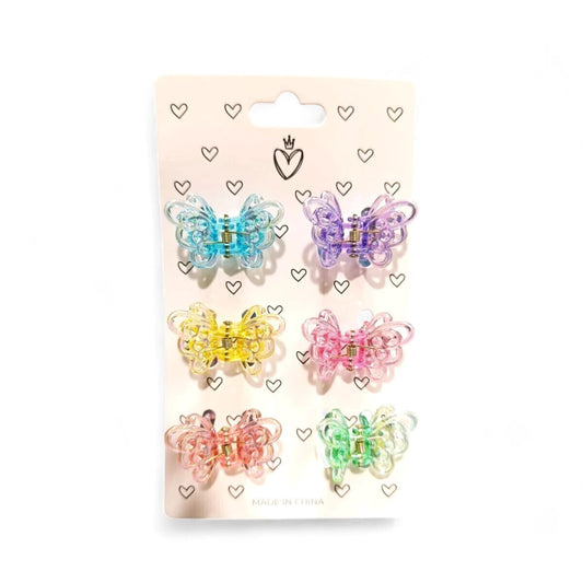 Set Broches Mariposa x6pcs