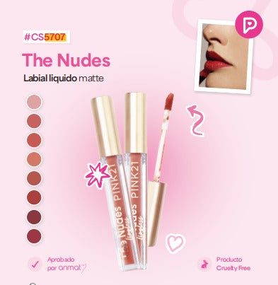 LABIAL LIQUIDO MATTE PINK21