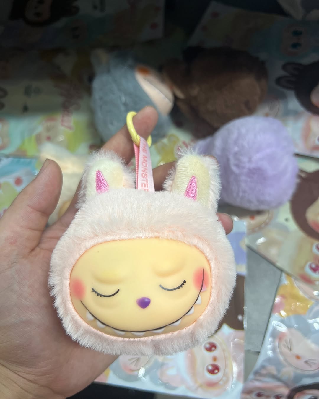 Llavero Cabeza Labubu Sorpresa Kawaii