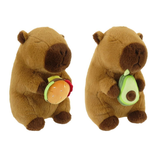 Peluche Capybara con Alimentos 8.5CM
