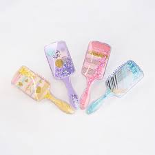 PEINE CEPILLO CON CONFETTI MELY