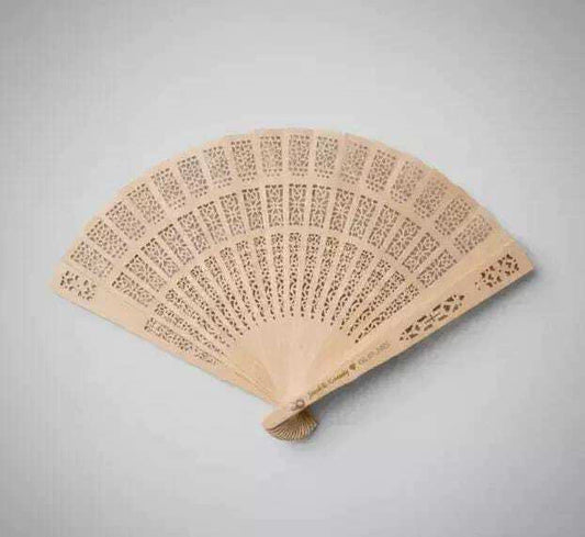 Abanico de Madera 12Pcs