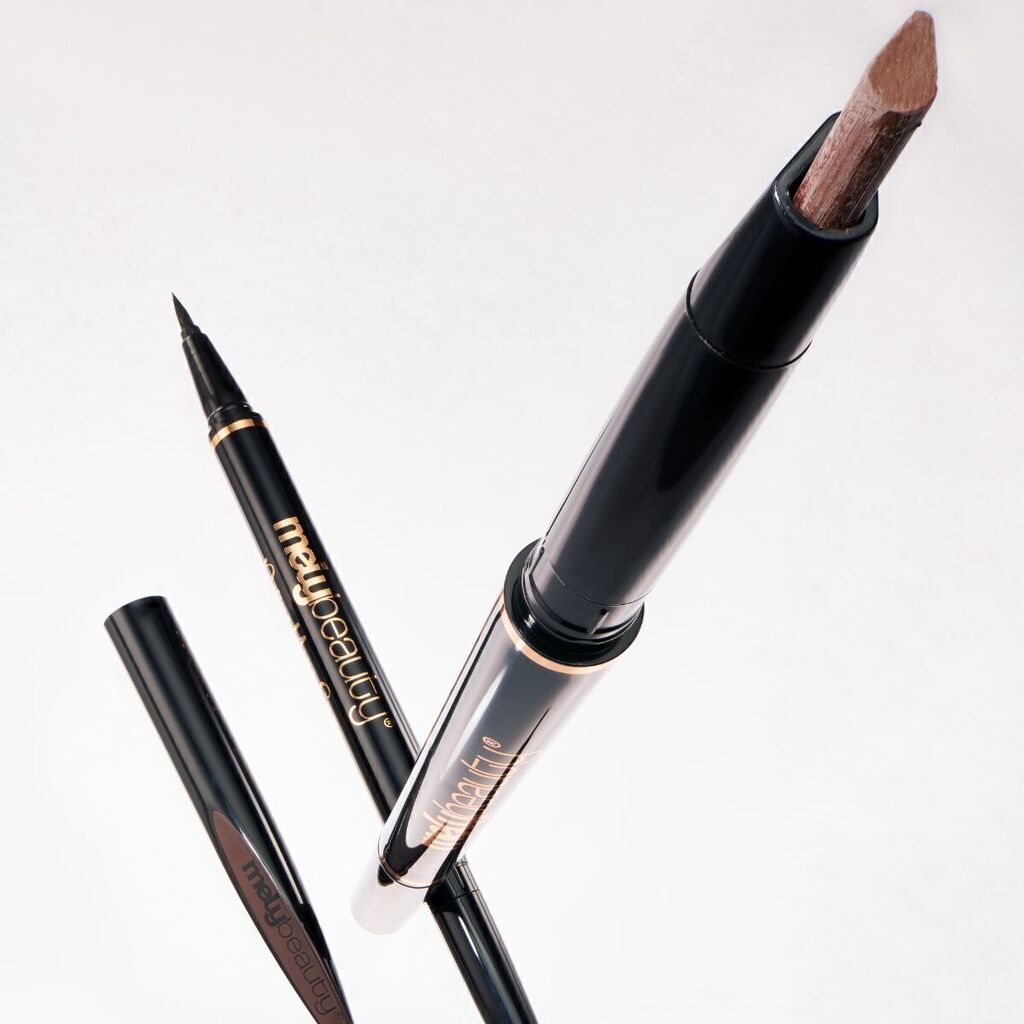 CAJA X48U Delineador de Ojos y Lapiz de Cejas 2en1