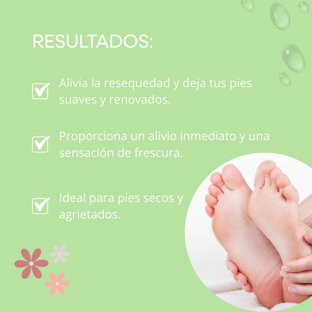 MASCARILLA PARA PIES CON ALOE VERA COCO Y ACEITE DE JOJOBA MELY