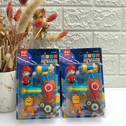 Goma borrador Diy Eraser Robots