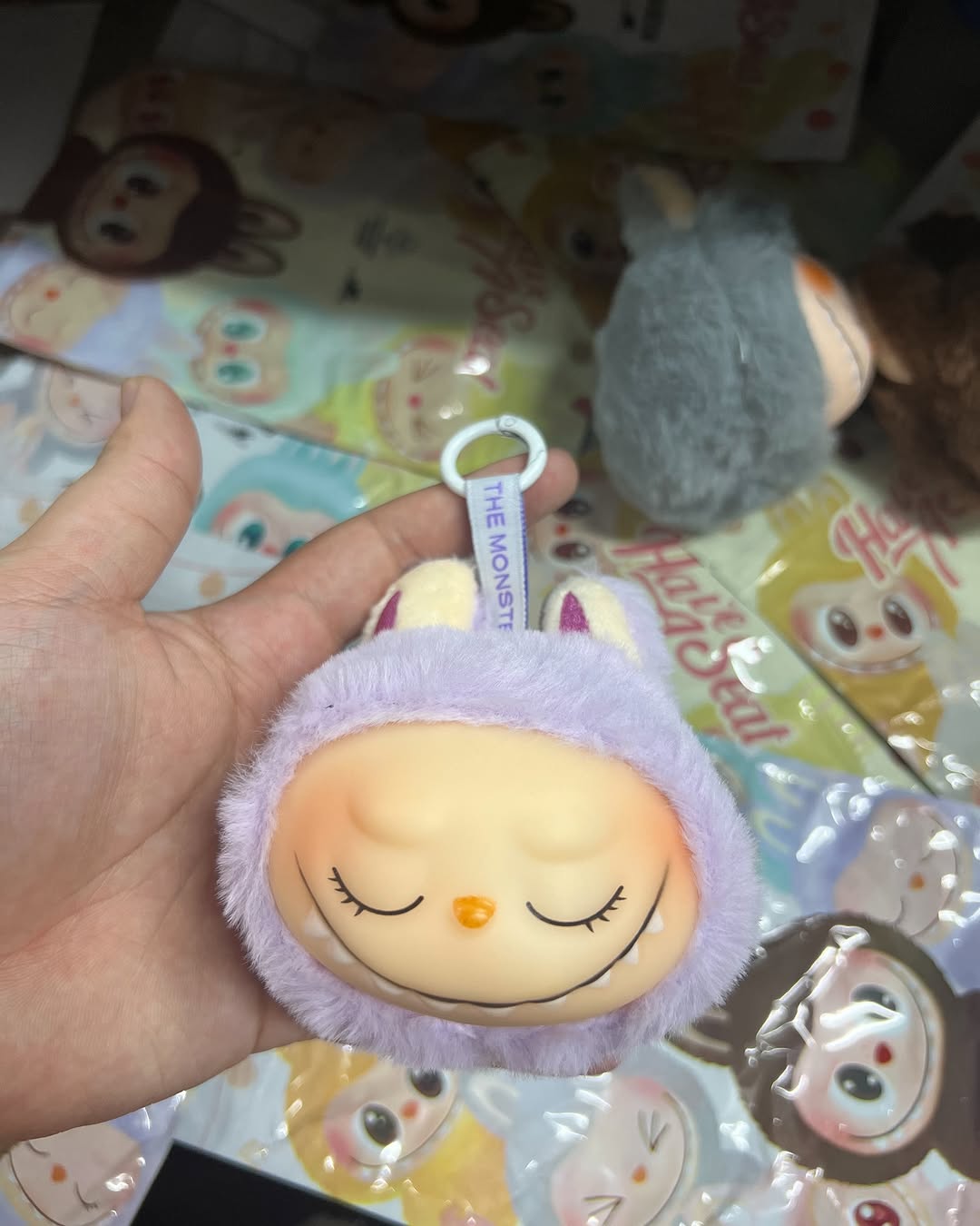 Llavero Cabeza Labubu Sorpresa Kawaii