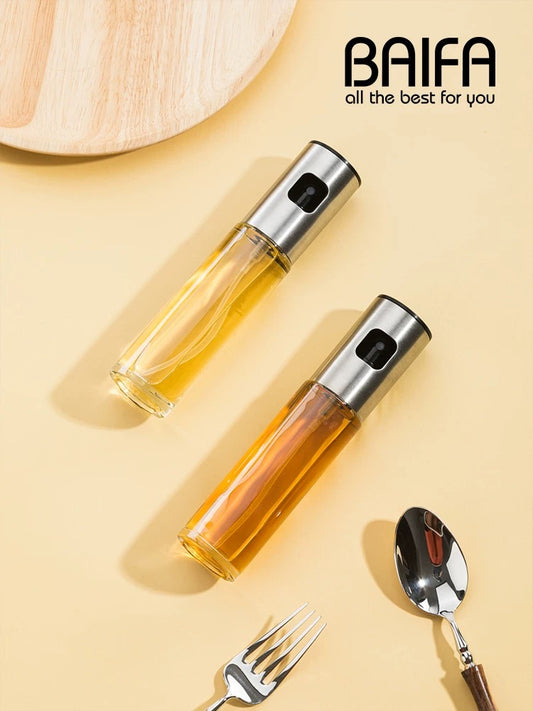 Aceiteras Spray Inoxidable Aceite Vinagre Pulverizador 100ml