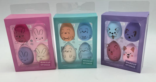 Set Esponja Maquillaje x4pcs