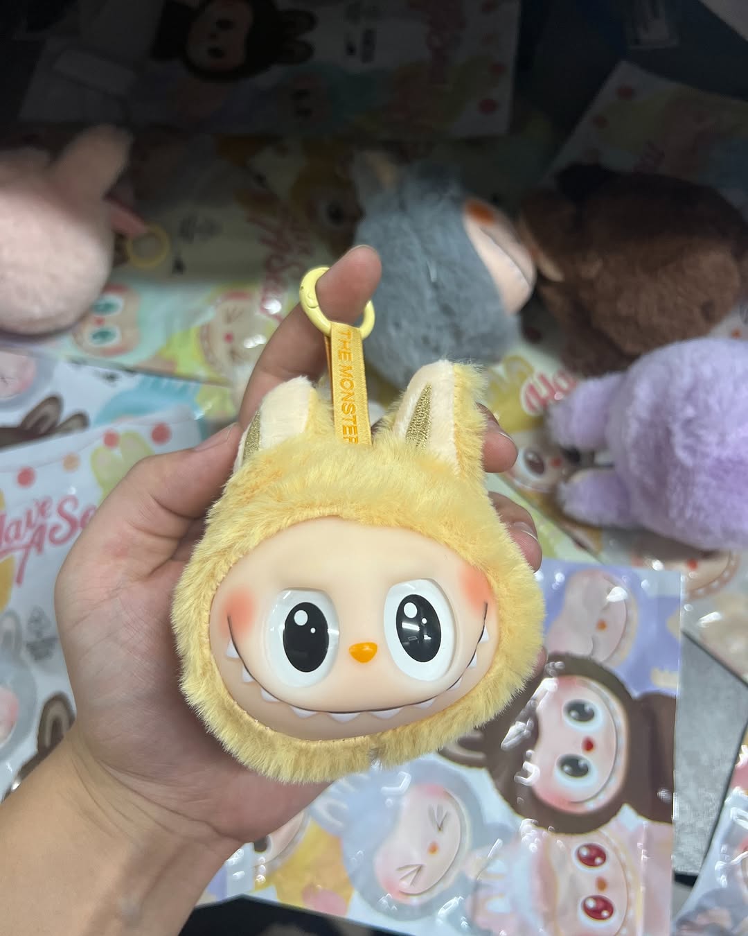 Llavero Cabeza Labubu Sorpresa Kawaii