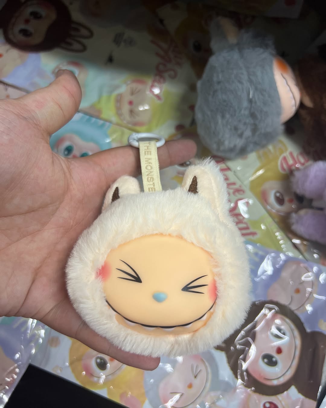Llavero Cabeza Labubu Sorpresa Kawaii