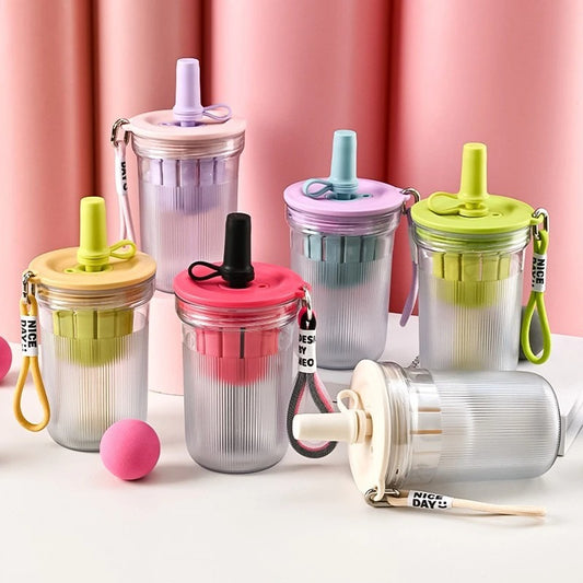 Vaso Acrílico Infusor 480ml Crema