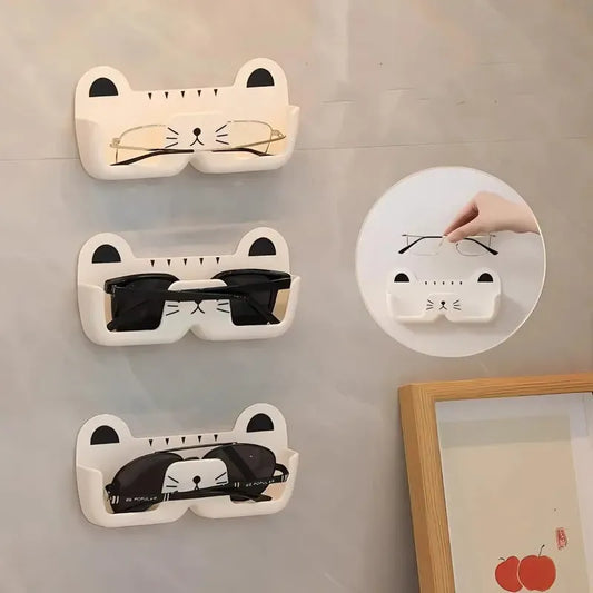 Organzador Soporte Con Auto Adhesivo Para Lentes Anteojos Negro