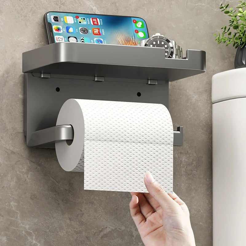 Portarrollo Papel Higienico De Baño Multiuso