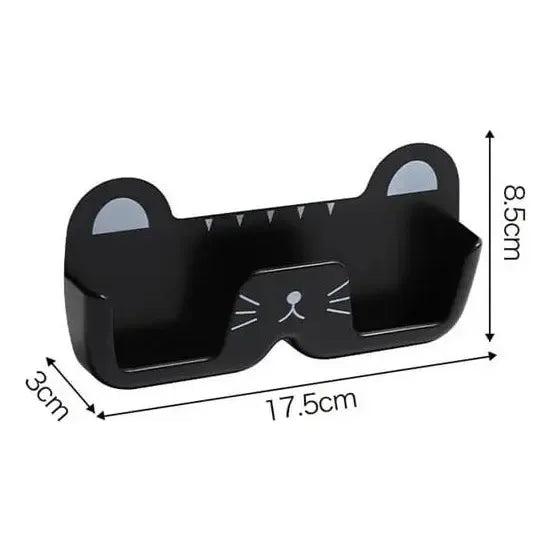 Organzador Soporte Con Auto Adhesivo Para Lentes Anteojos Blanco
