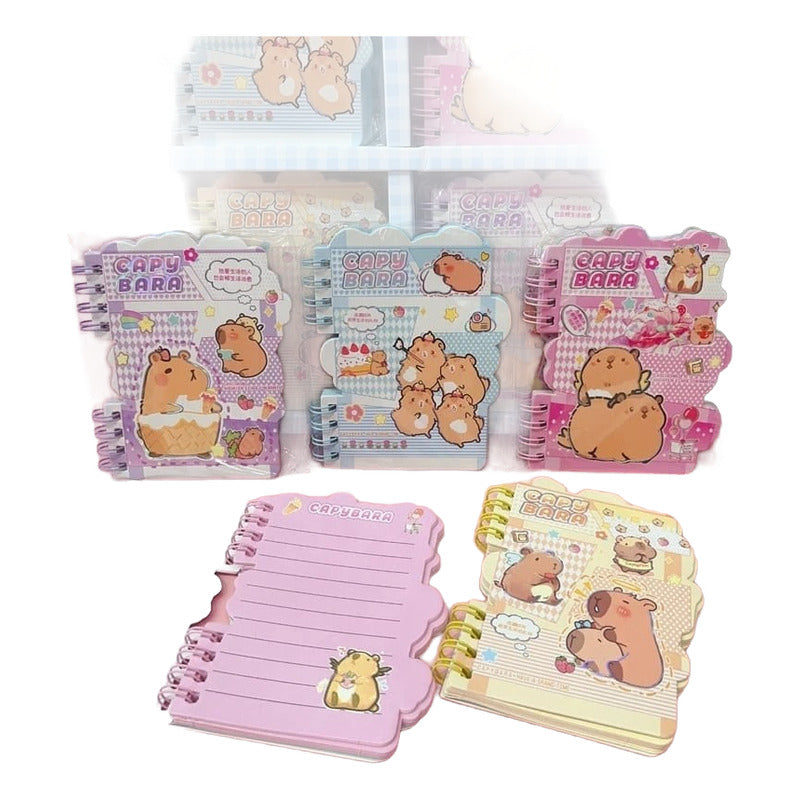 Mini Libreta Anillada Capybara