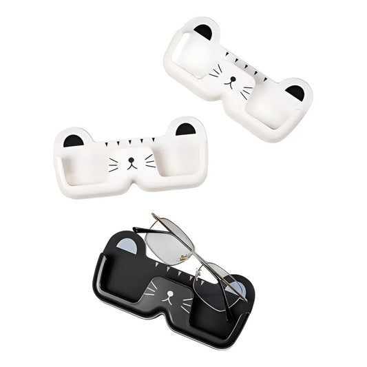 Organzador Soporte Con Auto Adhesivo Para Lentes Anteojos Blanco