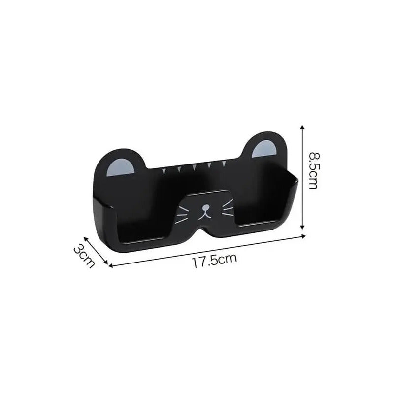 Organzador Soporte Con Auto Adhesivo Para Lentes Anteojos Negro