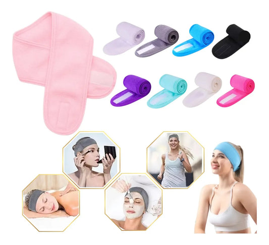 Vincha De Toalla Cosmetologia Maquillaje Spa