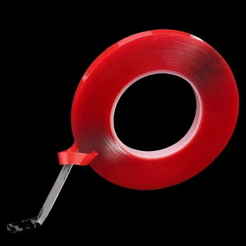 Cinta Doble Faz Transparente Bifaz Para Uñas 3m Manicuria