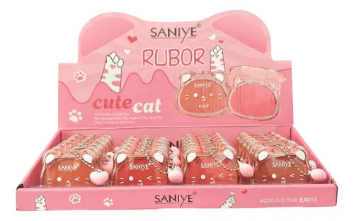 RUBOR GATITO CON CADENA SANIYE