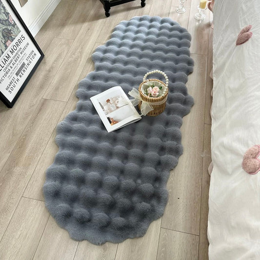 Alfombra Felpuda Pelo Conejo