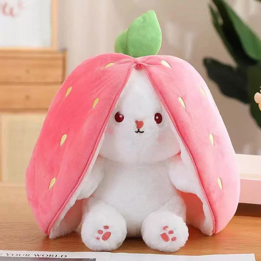 Peluche Conejo Frutilla 2 in1