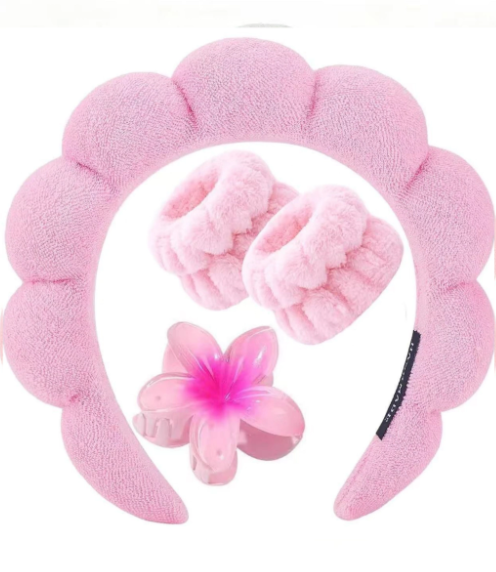 Set de Vincha + Broche + Muñequera