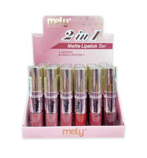 CAJA X24U Matte Lipstick Set 2 en 1 Mely