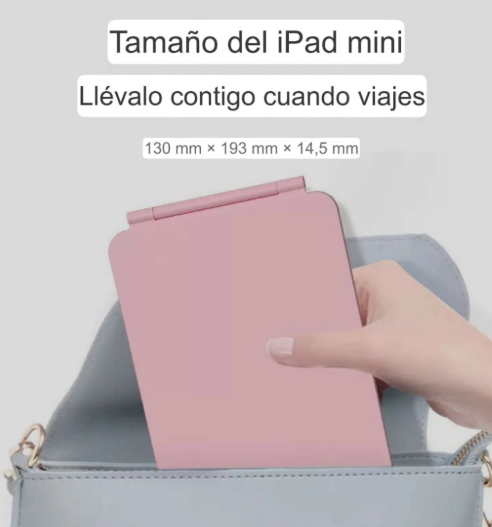 Espejo De Viaje con led Recargable Usb