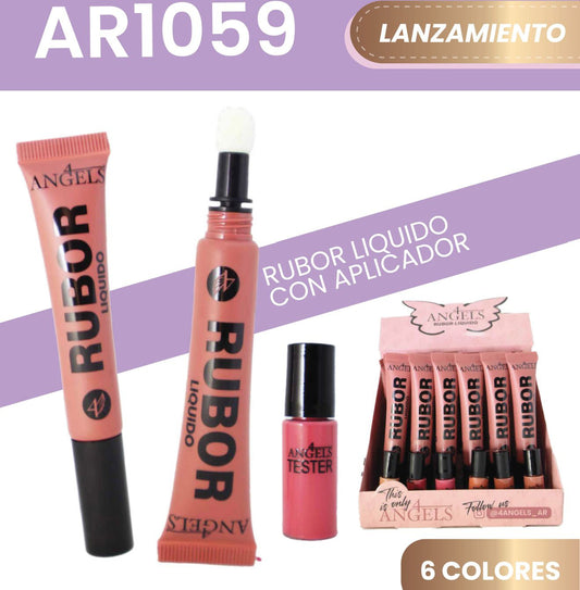 RUBOR LIQUIDO CON APLICADOR 4ANGELS