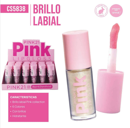 CAJA X24U BRILLO LABIAL PINK21