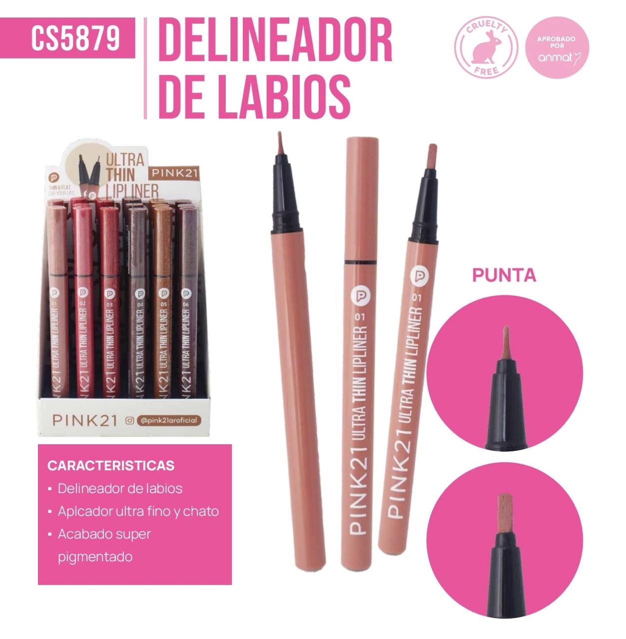 CAJA X24U DELINEADOR DE LABIOS PINK21