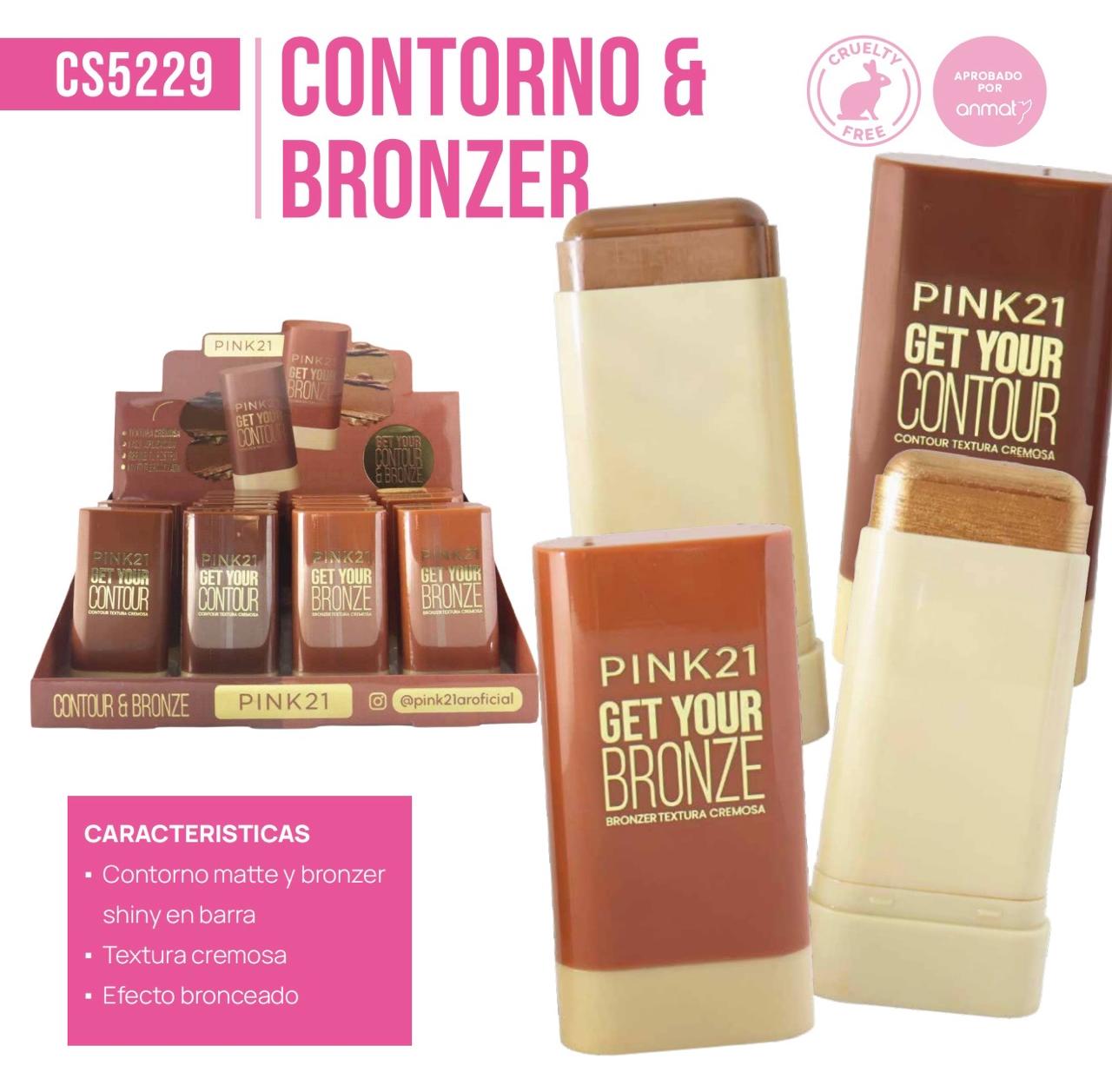 CONTORNO&BRONZER PINK21