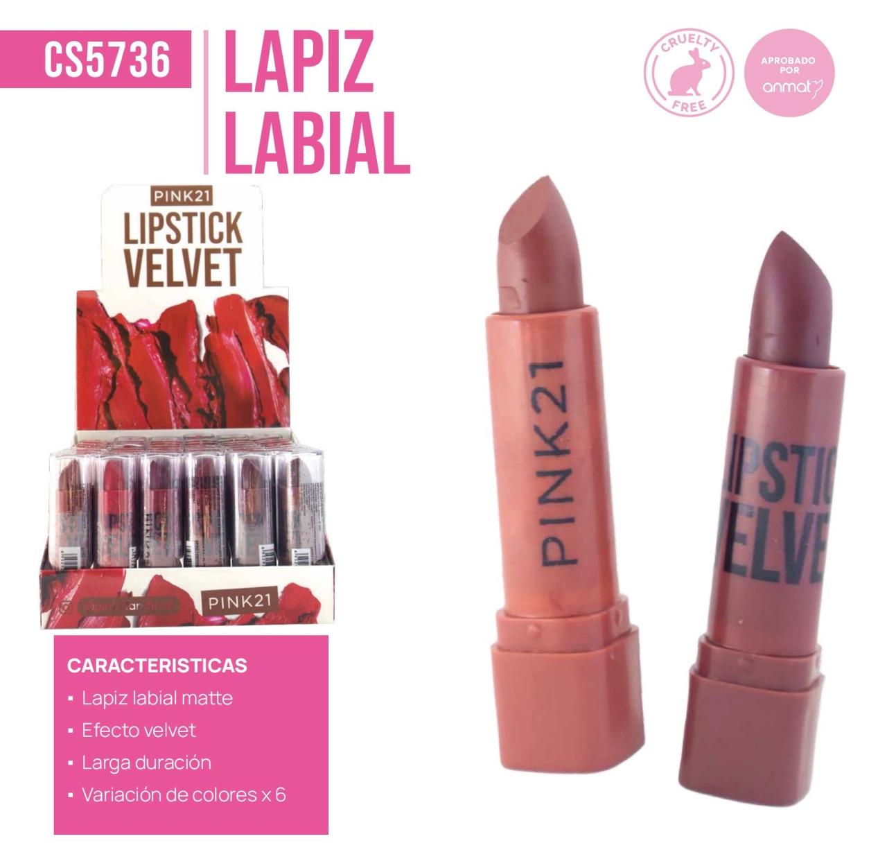 LABIAL EN BARRA PINK21
