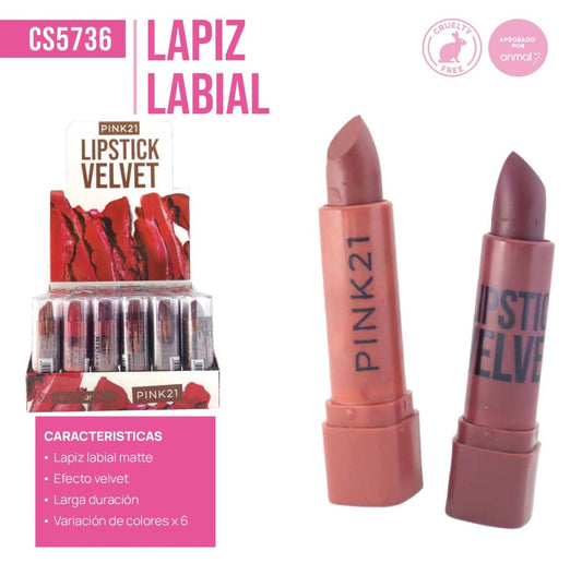 LABIAL EN BARRA PINK21