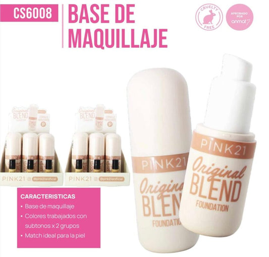 BASE DE MAQUILLAJE PINK21