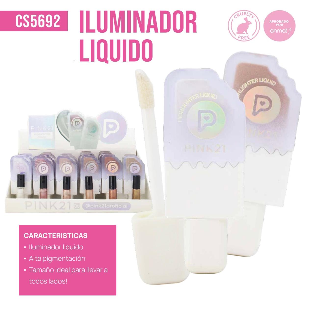 ILUMINADOR LIQUIDO HELADO PINK21