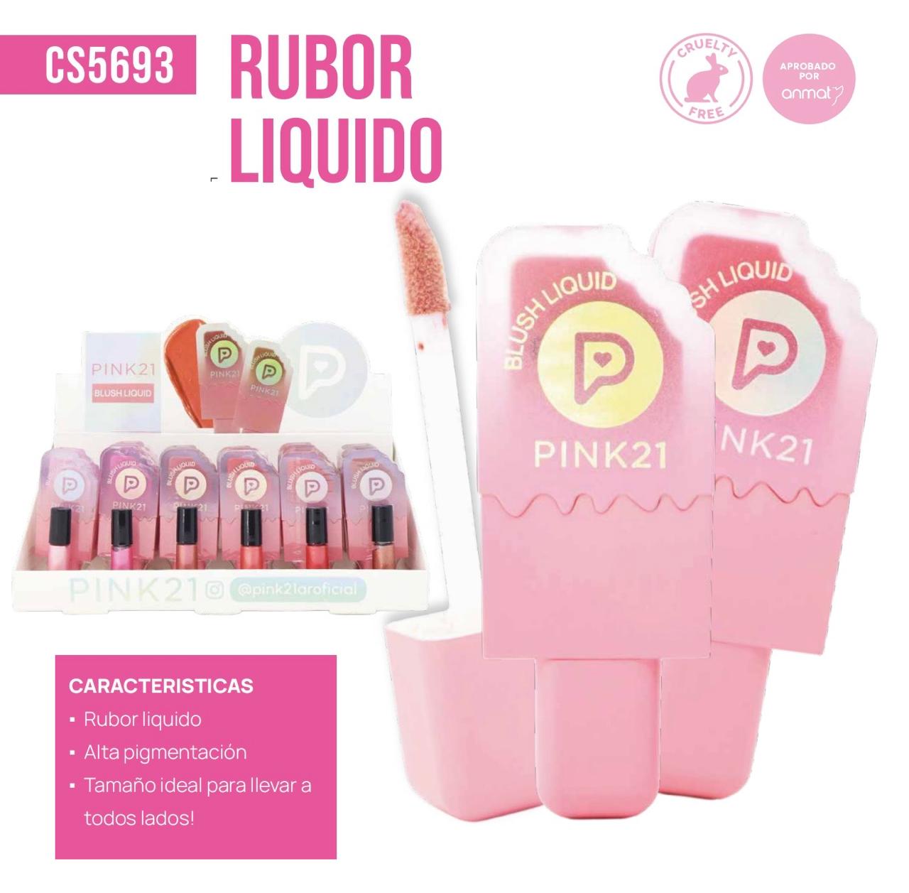 RUBOR LIQUIDO HELADO PINK21