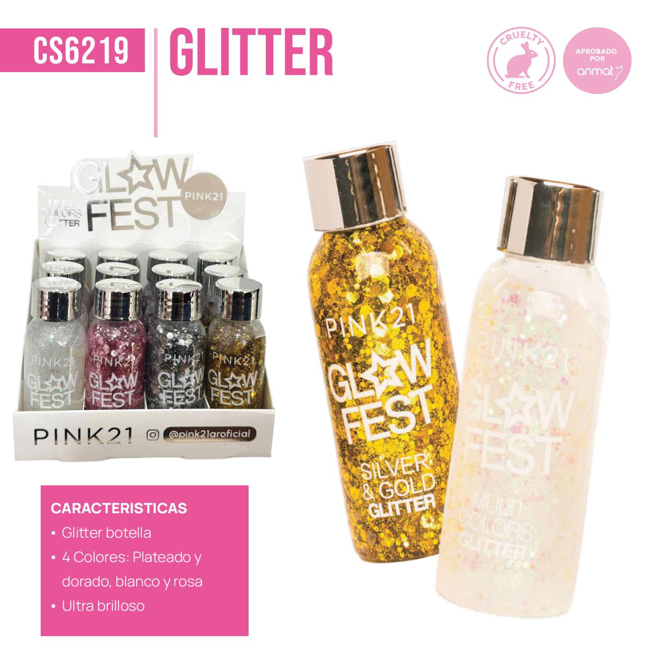 GLITTER PINK21