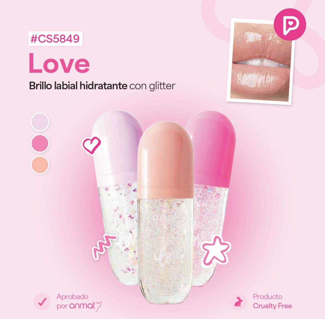 BRILLO LABIAL HIDRATANTE CON GLITTER PINK21