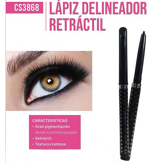 PACK x12u LAPIZ DELINEADOR RETRACTIL PINK21